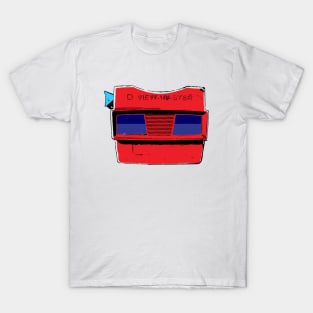 View-Master Reel in Super Engine Red T-Shirt